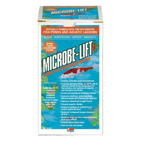 ECO LABS Microbe Lift PL Bacteria for Watergardens Quart EC54566